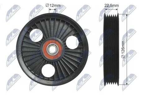 ROLKA NAPINACZA PASKA WIELOROWKOWEGO NTY RNKCH026