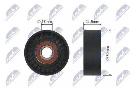 ROLKA NAPINACZA PASKA WIELOROWKOWEGO NTY RNKCT014