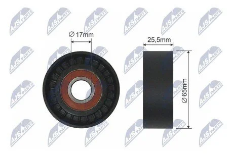 ROLKA NAPINACZA PASKA WIELOROWKOWEGO NTY RNKCT018