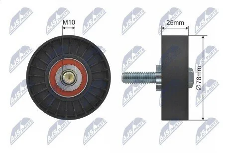 ROLKA NAPINACZA PASKA WIELOROWKOWEGO NTY RNKCT025