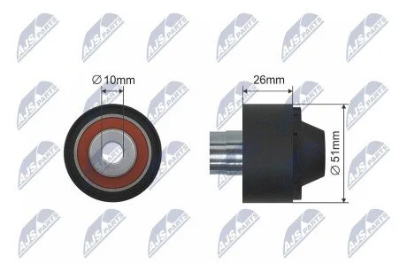 ROLKA NAPINACZA PASKA WIELOROWKOWEGO NTY RNKCT028
