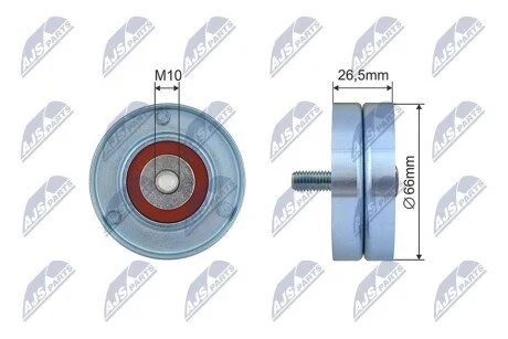ROLKA NAPINACZA PASKA WIELOROWKOWEGO NTY RNKCT062