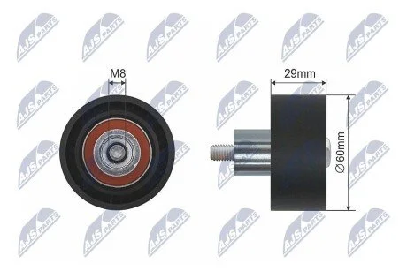 ROLKA NAPINACZA PASKA WIELOROWKOWEGO NTY RNKFR028
