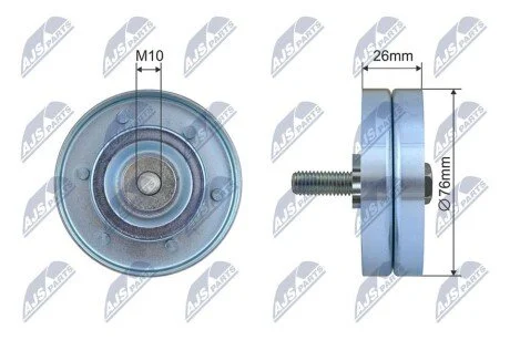 ROLKA NAPINACZA PASKA WIELOROWKOWEGO NTY RNKPL045