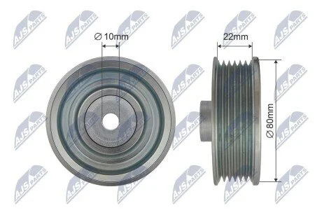ROLKA NAPINACZA PASKA WIELOROWKOWEGO NTY RNKTY033