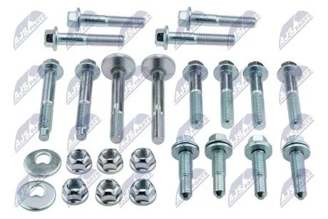 Набір болтів 16 PCS | FORD FOCUS I/II 98-12,C-MAX 03-07,KUGA 08-, VOLVO C30 06-12,C70 06-13,S40 04-12,V50 04-10 NTY ZWT-FR-000SKK (фото 1)