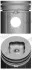 Поршень (діаметр 100мм, STD) FIATALLIS TL, KALMAR DCD, MASSEY FERGUSON 300, 3000, 400, 4000, 5000, 600, 6000 1006-6-A6.3544 NURAL 8710170010 (фото 1)