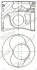 Поршень двигуна PKW AUDI/VW/SKODA 80,01 NURAL 87-114907-65 (фото 1)