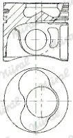 Поршень 80.01mm +0.50 (1-2cyl) Audi A3/A4/Skoda Fabia/VW Golf/Touran 1.9TDI 04- NURAL 87-114907-65