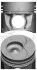 Поршень двигуна VW 1.9L  AFN; Diesel 87-114907-90