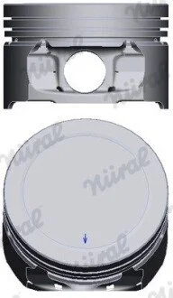 Поршень з кільцями PEUGEOT 79,01 1,6 16V TU5JP4 NURAL 8713940700