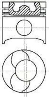 Поршень NURAL 87-142500-00