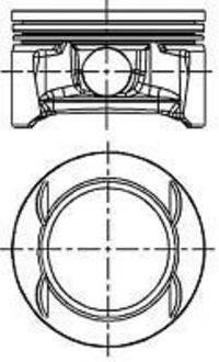 Поршень двигателя Opel NURAL 87-429507-10