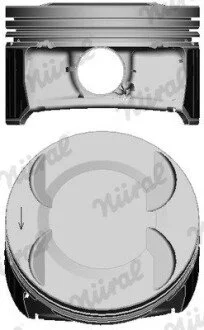 Поршень (79,5+0.5мм) Chevrolet - F16D4,LDE / Opel A16XER,B16XER,Z16XER NURAL 8743530700
