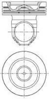 Поршень STD NURAL 87-437600-00