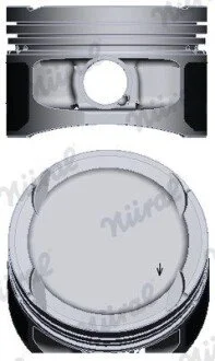 Поршень двигуна VW 1.2L AZQ; Бензин NURAL 87-447800-00