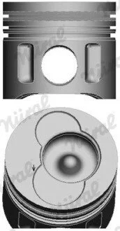 Поршень двигуна VW 2.5L ACV; Diesel; VW TRANSPORTER T4 95-03 / LT 28-46 96-06 NURAL 87-501507-10