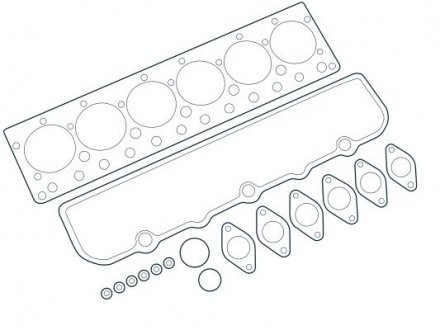 Прокладка ГБЦ TRUCK DEUTZ 0420 1559 Oe germany 04 3005 101316 (фото 1)