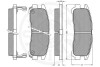 Гальмівні колодки, дискове гальмо (набір) Optimal 10191 (фото 3)