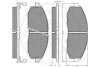 Гальмівні колодки, дискове гальмо (набір) Optimal 10327 (фото 3)