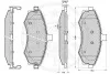 Гальмівні колодки, дискове гальмо (набір) Optimal 12219 (фото 3)