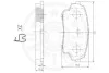 Дисковые тормозные колодки Optimal 12568 (фото 3)