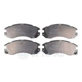Гальмівні колодки, дискове гальмо (набір) Optimal 9686 (фото 1)