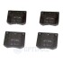 KLOCKI HAMULCOWE AC ME ASTON MARTIN TICKFORD CAPRI DE LOREAN DMC-12 FORD CAPRI 63-96 PRZOD SZT OPTIMAL BP09109