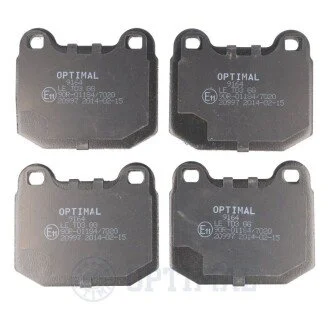 Гальмівні колодки дискові Optimal BP09164