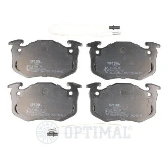 KLOCKI HAMULCOWE RENAULT CLIO (B/C57_, 5/357_), CLIO I BOX (S57_), EXTRA VAN (F40_, G40_), 84-07 PRZOD SZT Optimal BP09397