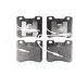 KLOCKI HAMULCOWE CITROËN AX (ZA-_) PEUGEOT 106  (1A, 1C), 106 MK II (1A_, 1C_), 106 VAN II 86-04 PRZOD SZT OPTIMAL BP09490