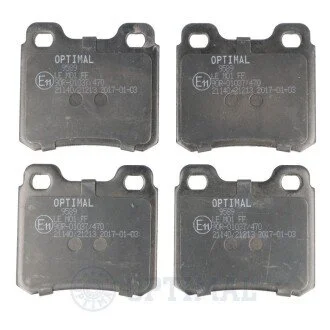 Колодки гальмівні (задні) Opel Astra F 91-01/Kadett E 86-91/Vectra A 88-95 Optimal BP09589