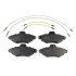KLOCKI HAMULCOWE CITROËN XANTIA (X1, X2), XANTIA ESTATE (X1, X2) 93-03 PRZOD SZT OPTIMAL BP09856
