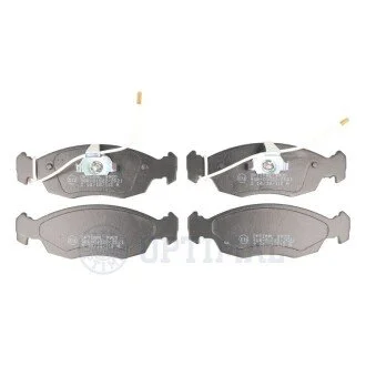 KLOCKI HAMULCOWE PEUGEOT 205 CONVERTIBLE (741B, 20D), 205 MK II (20A/C), 306 (7B, N3, N5), 87-03 PRZOD SZT Optimal BP09900
