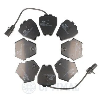 Гальмівні колодки дискові Optimal BP12158