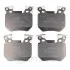 KLOCKI HAMULCOWE BMW 1 CONVERTIBLE (E88), 1 COUPE (E82) 07-13 TYL SZT OPTIMAL BP12481