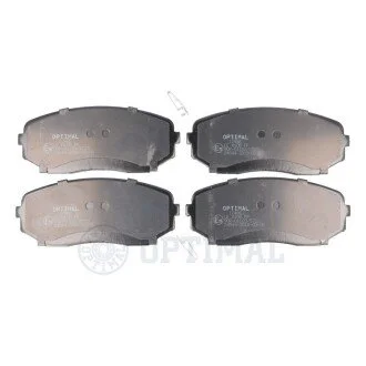 Колодки гальмівні (передні) Mazda CX-7/CX-9 06-/Mitsubishi Eclipse 17- (Advics) (з датчиком) Optimal BP12486