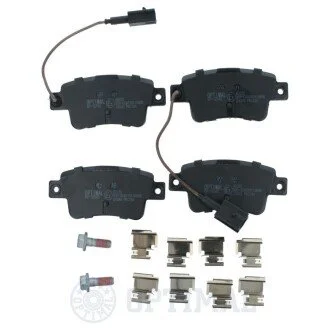 KLOCKI HAMULCOWE ABARTH PUNTO (199_), PUNTO EVO (199_). FIAT GRANDE PUNTO (199_), PUNTO (188 07-12 TYL SZT Optimal BP12542