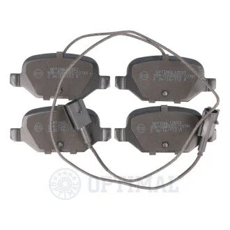 KLOCKI HAMULCOWE ABARTH 500 / 595 / 695 (312) 500C / 595C / 695C (312) FIAT 500 (312) 500 C (312) 08&gt; TYL SZT Optimal BP12553 (фото 1)