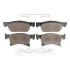 KLOCKI HAMULCOWE OPEL ADAM (M13), CORSA E (X15), CORSA E VAN (X15) VAUXHALL ADAM (M13), COR 12&gt; PRZOD SZT Optimal BP12698 (фото 2)