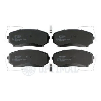 Колодки гальмівні (передні) Mitsubishi Eclipse/Outlander 12- (Advics) Optimal BP13001