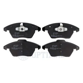 Колодки гальмівні (передні) Audi A3/Skoda Octavia/Fabia/SuperB/VW Caddy/Golf 03- (+датчик) Optimal BP13024
