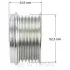 Alternator Freewheel Clutch Optimal F51086 (фото 3)