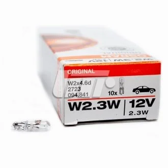 Автолампа безцокольна W2.3W 12V 2.3W W2x4.6d OSRAM 2723
