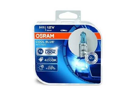 Лампа H1 12V 55W P14.5s Box COOL BLUE INTENSE OSRAM 64150CBIHCB (фото 1)