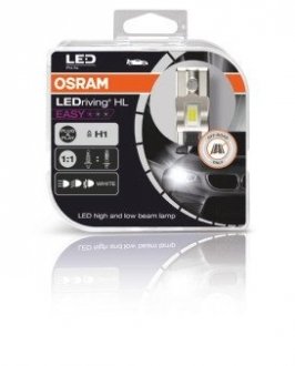 Комплект ламп (2шт.) LED H1 9W 12V P14.5S 6500К OSRAM 64150DWESYHCB