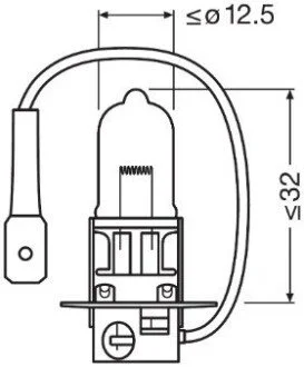 Лампа H3 OSRAM 64151 NBU_01B