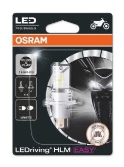 Автолампа LEDriving H4/H19 19W 12V 6500К P43T OSRAM 64193DWESY-01B (фото 1)