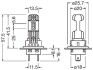 Автолампа LEDriving (H7/H18 16W 12V 6500К PX26D) OSRAM 64210DWESY-01B (фото 3)