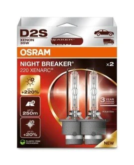 Лампа ксенонова D2S XENARC NIGHT BREAKER LASER Next Gen 35Вт, PK32d-2 (+220) компл. OSRAM 66240XN22HB (фото 1)